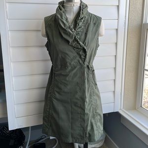 Nau Chrysalis Convertible Dress Coat Vest Recycled Poly